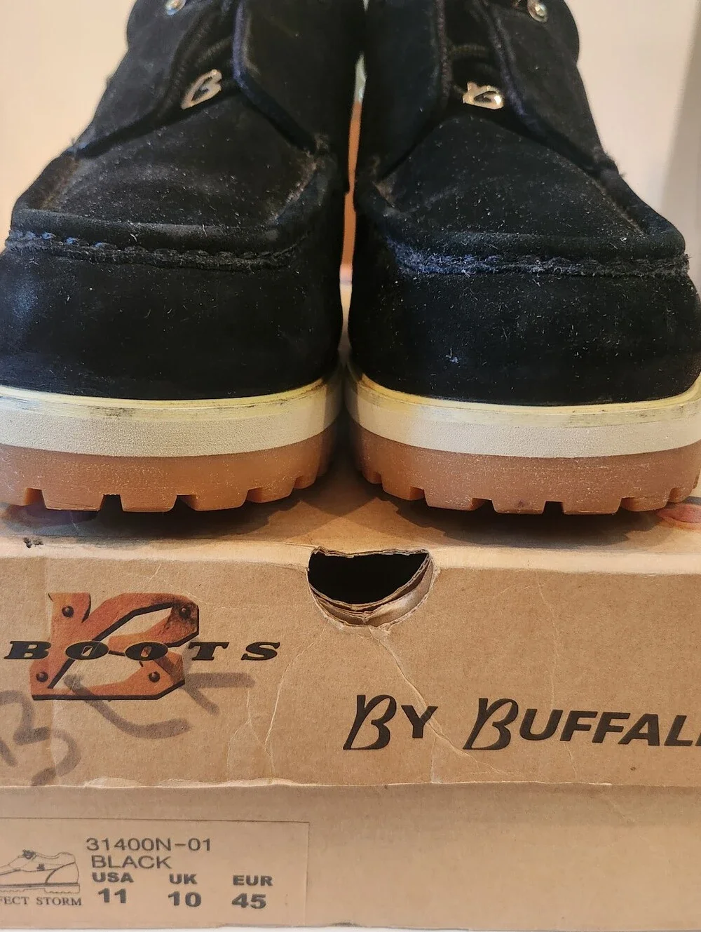 Vintage Y2K Buffalino B-Boots Perfect Storm 31400N-01 with Original Box